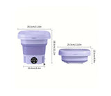 Portable Mini Folding Washing Machine