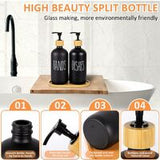 Ceramic Hands And Dishes Soap Dispenser