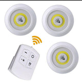Wireless LED Puck Lights with Remote Control