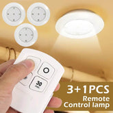 Wireless LED Puck Lights with Remote Control