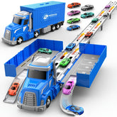 Toy Megatruck with Folding Mega Track & Racing Cars