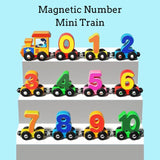 Magnetic Digital Train Toy For Kids