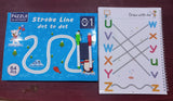 Reusable Educational Tracing Work Book for kids 64 Pages