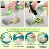 6-in-1 Professional Multi-Functional Vegetable Slicer & Mandoline Grater