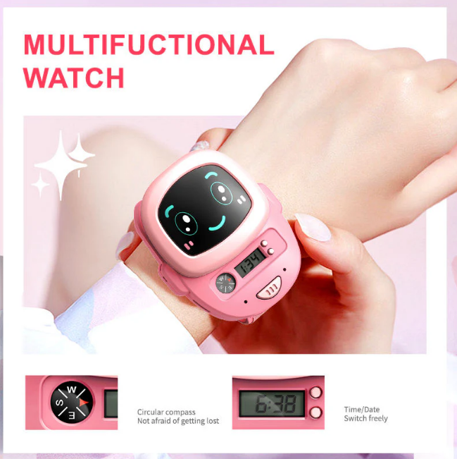 2Pcs Kids Electric Walkie Talkie Watch