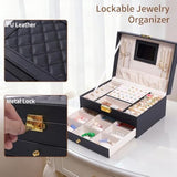 Double-Layer High-Capacity Jewelry Organizer Box
