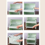 Luxury Double-Layer Dust-Proof Dish Organizer