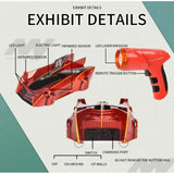 KidoKraze RC 2-in-1 laser wall climbing and ground car, showcasing sleek design and remote control features.