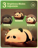 Cute Silicone Panda Night Light – 3-Level Adjustable Brightness