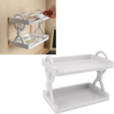 Humanoid-Style 2-Tier Multipurpose Storage Rack