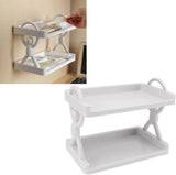 Humanoid-Style 2-Tier Multipurpose Storage Rack