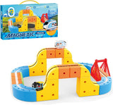 Magnetic Rail Electric Train Set for Kids - 67 Pcs