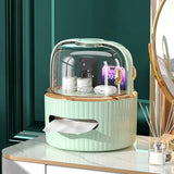 Tissue Box + CosmeticsOrganizer With Acrylic Door
