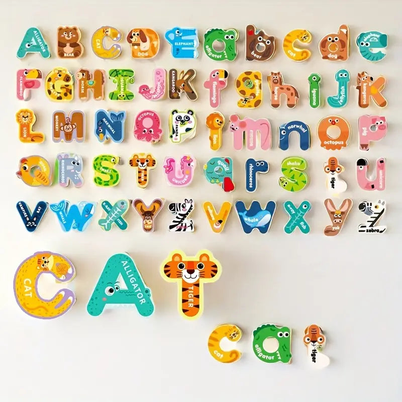 Interactive Magnetic Alphabet Learning Board for Toddlers