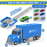 Toy Megatruck with Folding Mega Track & Racing Cars