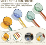 Heat-Resistant Long Handle Soup Spoon with Pouring Spout for Cooking, Serving, and Kitchen Decor