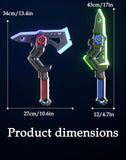 2-in-1 Transforming LED Battle Axe & Sword Toy