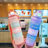 Motivational Time Marker Water Bottle 1000ml
