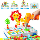 KIDS POWER TOOLS WITH SCREWDRIVER TOY