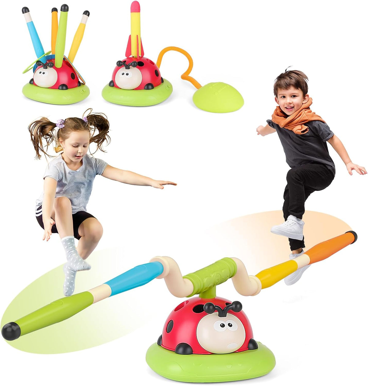 3-in-1 Jump, Toss & Rocket Adventure Set