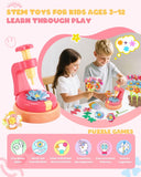 KidoKraze DIY Flower Making Kit for kids, includes press and craft supplies for creative flower arts and crafts projects.
