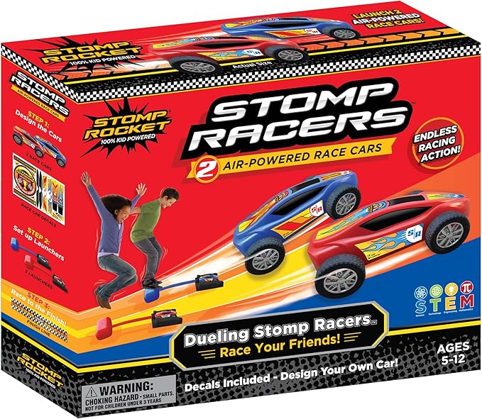 Stomp Racers – Air-Powered Dueling Race Car Set