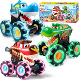 Kids Glow Rover Monster Truck Toy-Pack of 3