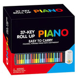 37-Key Roll Up Piano for Kids - Portable Rainbow Electronic Keyboard with Built-in Speaker