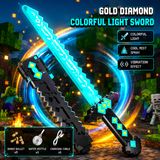 LED Diamond Sword Toy with Mist Spray & Vibration Effects
