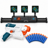 KidoKraze electronic moving scoring target toy set with colorful targets and electronic scoring display for active play.