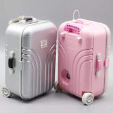 Mini Suitcase Jewelry Box and Travel Accessory Case