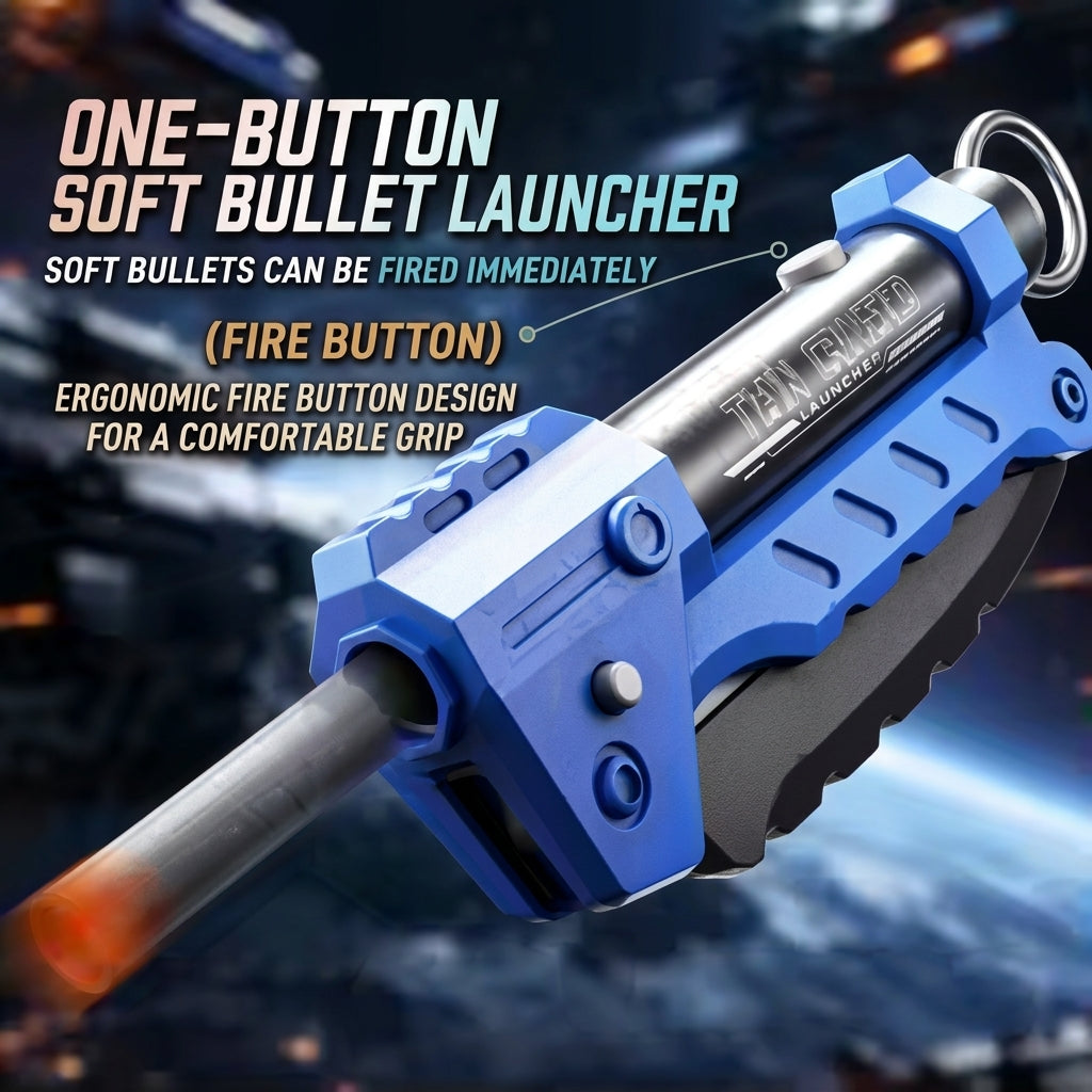 KidoKraze Lightning Folding Knife Blaster Toy with soft foam bullets, featuring a compact folding design and vibrant colors.