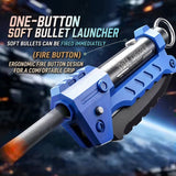 KidoKraze Lightning Folding Knife Blaster Toy with soft foam bullets, featuring a compact folding design and vibrant colors.
