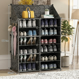 DIY Dustproof Shoe Storage Cabinet with Transparent Doors