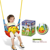 KidoKraze Elephant Safety Baby Swing Seat with adjustable ropes, designed for gentle rocking and secure baby support.