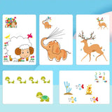 Kids Finger Painting Doodle Coloring Book