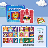 DIY Pom Pom Art Craft Kit for Kids