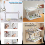 Humanoid-Style 2-Tier Multipurpose Storage Rack