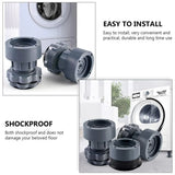 Universal Anti Vibration Washing Machine Foot Pads with Height Adjustment