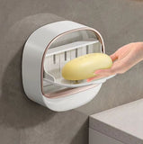 Wall Mounted Flip Lid Soap Box