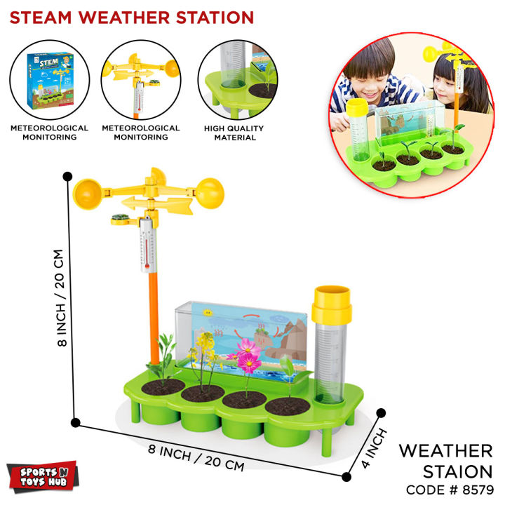 4 in 1 STEM Weather Station Kit for Kids
