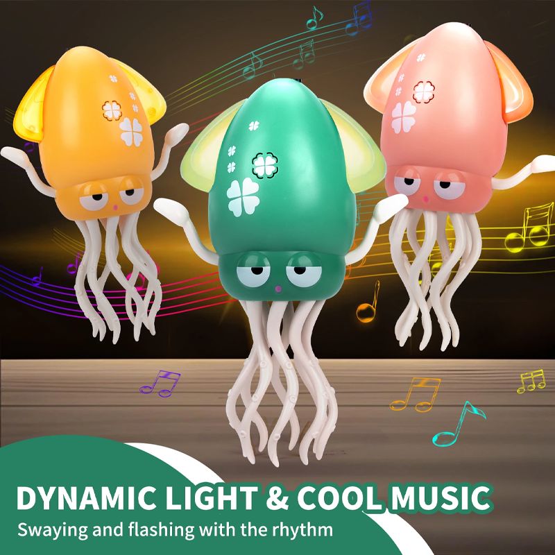 USB Rechargeable Dancing Octopus Baby Toy