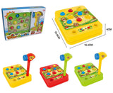 Electronic Pounding Toy with Soft Toy Hammer, Music & Sound Effects