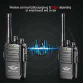 100M Long-Range Pro-Style Walkie Talkie Set