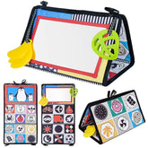 Baby Tummy Time Mirror with High Contrast Pictures