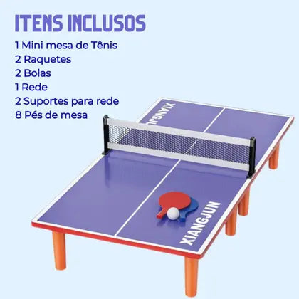 Compact Portable Mini Table Tennis Playset