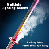 Led Laser Sword Toy With Spark Smoke