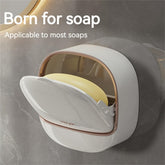 Wall Mounted Flip Lid Soap Box