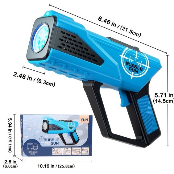 8 Holes Bubble Machine Gun