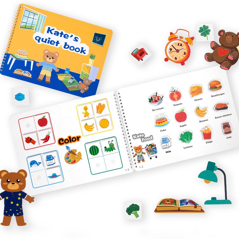 Montessori Kate's Quiet Book For Kid